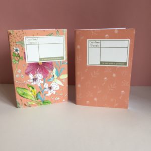 mini cahiers rose